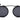 Round Black Retro Sunglasses for Men - Stylish and Classy Eyewear - Glasses Case