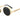 Black Gold Vintage Round Sunglasses for Men - Classy Stylish Eyewear - Glasses Case
