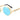 Blue Gold Vintage Round Sunglasses for Men - Classy Stylish Accessory - Glasses Case